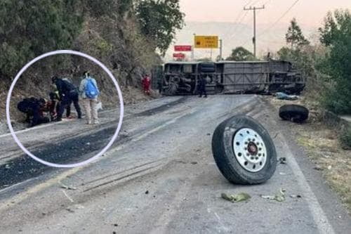 Fatal accidente en Malinalco, deja 14 fallecidos y 31 lesionados